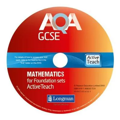 AQA GCSE Mathematics for Foundation sets ActiveTeach DVD-ROM: for Modular and Linear specifications