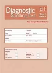 Diagnostic Spelling Test 1, Form B (Pk10)
