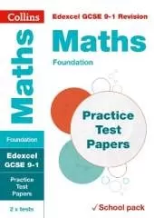 Edexcel GCSE 9-1 Maths Foundation Practice Test Papers: Shrink-Wrapped School Pack