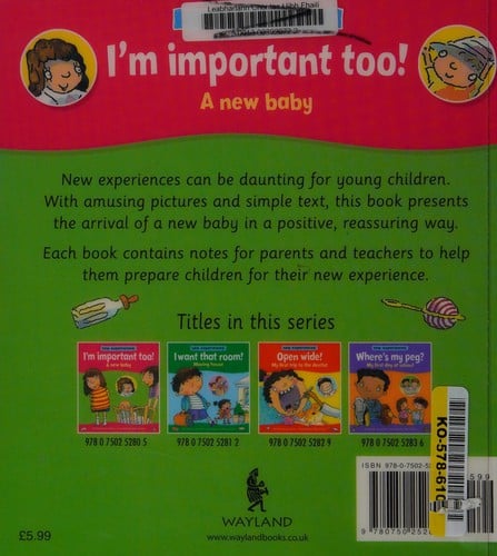 New Experiences: I'm important too! - A New Baby