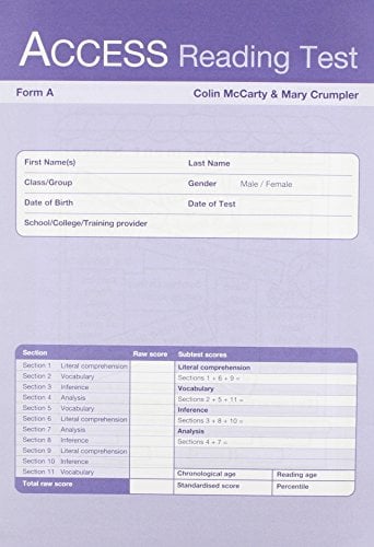 Access Reading Test (ART): Form A