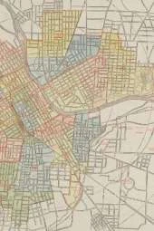 Nashville, Tennessee Vintage Map Field Journal Notebook, 50 pages/25 sheets, 4x6