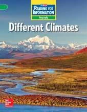 Reading for Information, Above Student Reader, Geography - Different Climates, Grade 3
