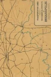Indianapolis, Indiana Vintage Map Field Journal Notebook, 50 pages/25 sheets, 4x6