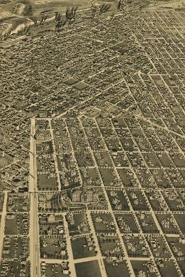 Denver, Colorado Vintage Map Field Journal Notebook, 50 pages/25 sheets, 4x6