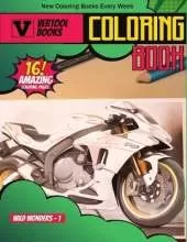 Revved Up 1: A Motorbike Coloring Adventure