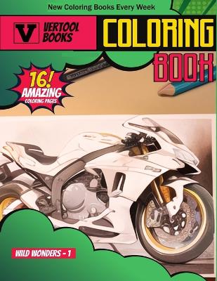 Revved Up 1: A Motorbike Coloring Adventure