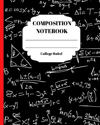 Math And Algebra Themed Note Book