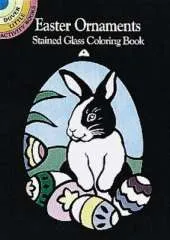 Easter Ornaments Stained Glass Coloring Book
