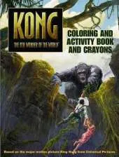 King Kong Coloring and Activity Book and Crayons