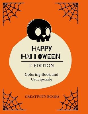 Happy Halloween 1 Degrees Edition: Coloring Book and Crucipuzzle