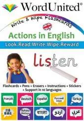 Actions in English: Write & Wipe Flashcards