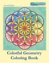 Colorful Geometry Coloring Book: Relaxing Coloring with Colored Outlines