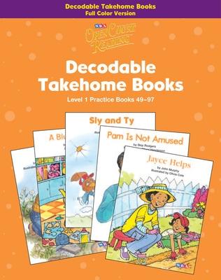 Open Court Reading, Practice Decodable Takehome Books (Books 49-97) 4-color (1 workbook of 49 stories), Grade 1