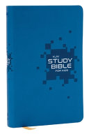 KJV Study Bible for Kids, Blue Leathersoft: The Premier Study Bible for Children (Ages 7-12)