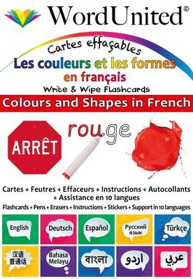 Colours and Shapes in French: Write & Wipe Flashcards