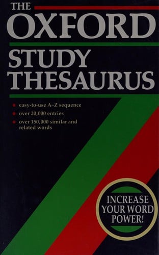 The Oxford Study Thesaurus