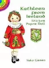Kathleen from Ireland Sticker Paper Doll