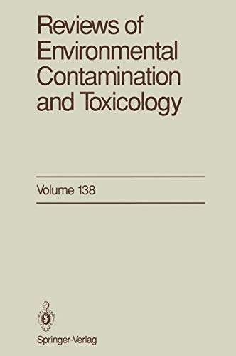 Reviews of Environmental Contamination and Toxicology: Continuation of Residue Reviews