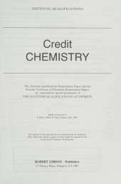 Standard Grade Credit Chemistry