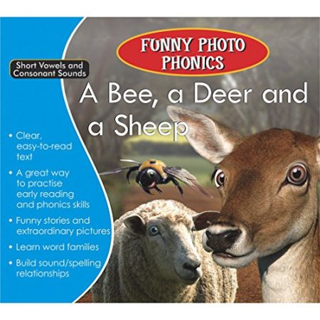 Funny Photo Phonics a Bee, a Deer & a Sheep