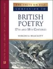 Companion to British Poetry: 17th and 18th Centuries