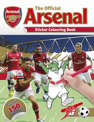 Official Arsenal Sticker Colouring Book