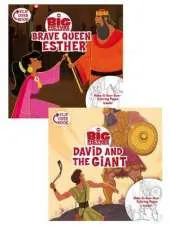 Brave Queen Esther/David and the Giant Flip-Over Book
