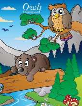 Owls Coloring Book 1