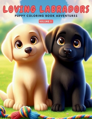 Loving Labradors - Puppy Coloring Book Adventures: 50 Charming Labrador Puppy Illustrations to Color, Discover, and Enjoy. Perfect for Kids Who Adore Animals.