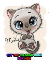 Cat Coloring Book for Kids