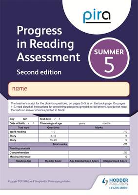 PIRA Test 5, Summer