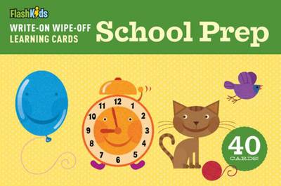 Write-On Wipe-Off Learning Cards: School Skills