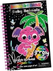 Scratch Art Friends: Baby Animals