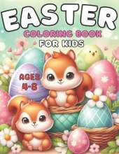 Easter coloring book for kids ages 4-8