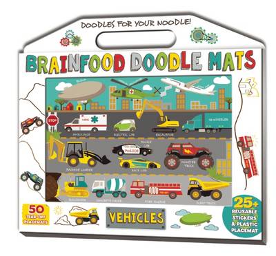 Brainfood Doodle Mats: Vehicles