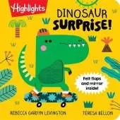 Dinosaur Surprise!: Dino Book with Peekaboo Flaps and Mirror, Pop-Up Dinosaur Board Book for Babies and Toddlers to Laugh, Play and Build Fine Motor Skills