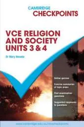 Cambridge Checkpoints VCE Religion and Society Units 3&4 2011-16
