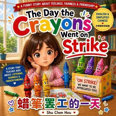 Day the Crayons Got Tired 蜡笔罢工的一天: English & Simplified Chinese Bilingual Picture Book: A Funny Story About Feelings, Fairness, Friendship, and Understanding