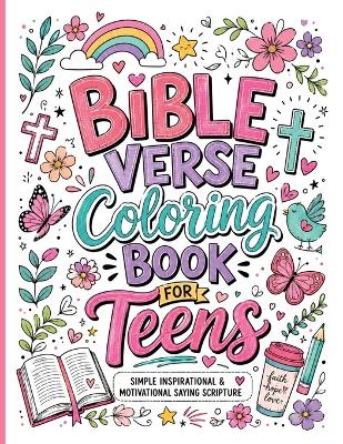 Bible verse coloring book for teens