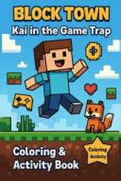 Kai in the Game Trap: Coloring, Activity& comic book for kids Fun coloring book Maze, Puzzles, Sharpens thinking Games and adventures Fun mind challenges for kids