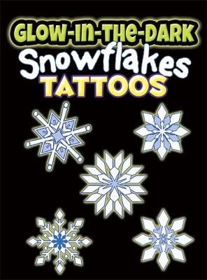 Glow-In-The-Dark Tattoos: Snowflakes