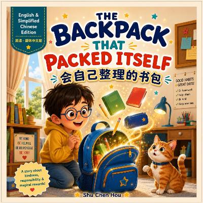 The Backpack That Packed Itself 会自己整理的书包: English & Simplified Chinese Bilingual Picture Book About Responsibility, Kindness, Good Habits, and Helping Others