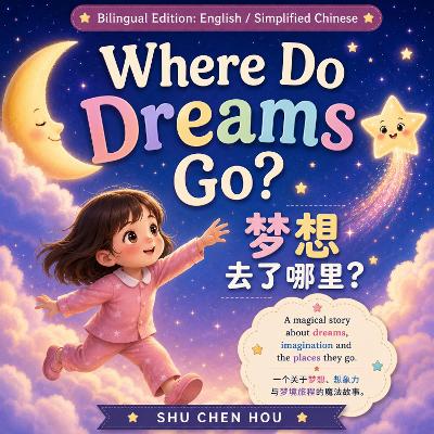Where Do Dreams Go 梦到哪里去了: English & Simplified Chinese Bilingual Picture Book About Dreams, Imagination, Bedtime, and Hope