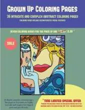 Grown Up Coloring Pages (36 Intricate and Complex Abstract Coloring Pages): 36 Intricate and Complex Abstract Coloring Pages: This Book Has 36 Abstract Coloring Pages That Can Be Used to Color In, Frame, And/Or Meditate Over: This Book Can Be Photocopied,
