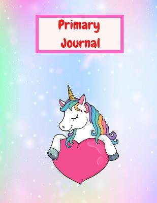 Unicorn Primary Iounral: Draw and Write Composition for boys and girls Dotted Midline and Picture Space Grades K-2 School Exercise Book Large size - 8.5 x 11