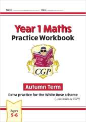 New CGP KS1 Maths Workbook - Year 1 Autumn Term (extra practice for the White Rose scheme)