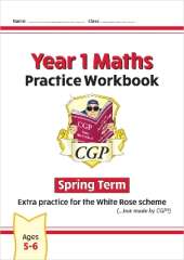 New CGP KS1 Maths Workbook - Year 1 Spring Term (extra practice for the White Rose scheme)