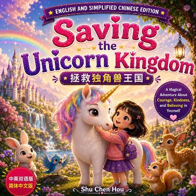 Saving the Unicorn Kingdom 拯救独角兽王国: English & Simplified Chinese Bilingual Picture Book About Courage, Kindness, Friendship, and Self-Belief