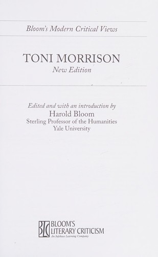 Toni Morrison (Bloom's Modern Critical Views) (Bloom's Modern Critical Views (Hardcover))